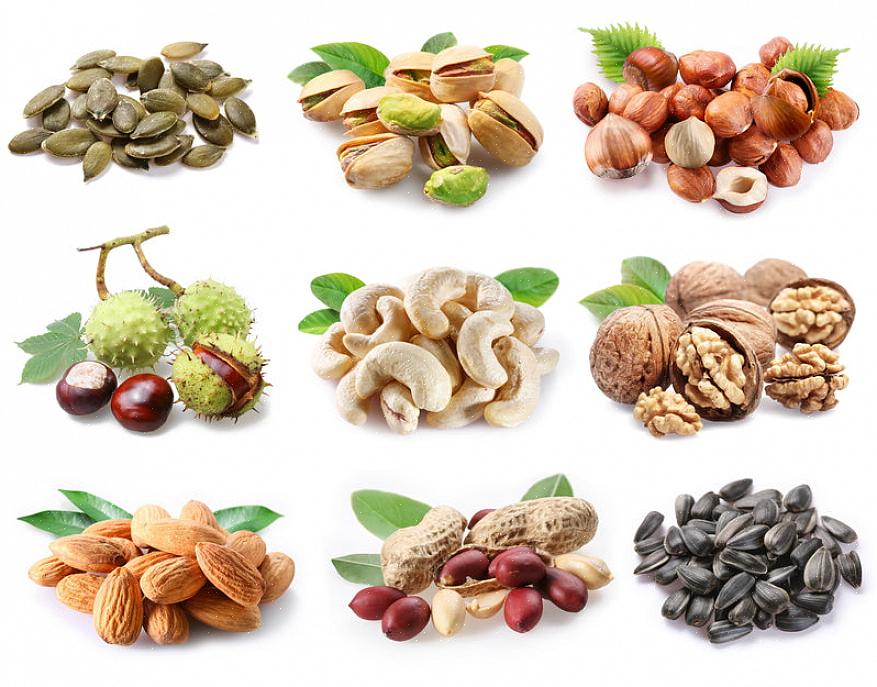 גם לזרעים וגם לאגוזים יש רכיבי תזונה מגוונים וחיוניים